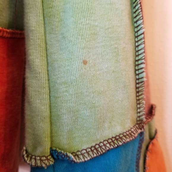 Gypsy Jennys Y2K Patchwork Jacket Boho Fairy OOAK Hood - Picture 3 of 6